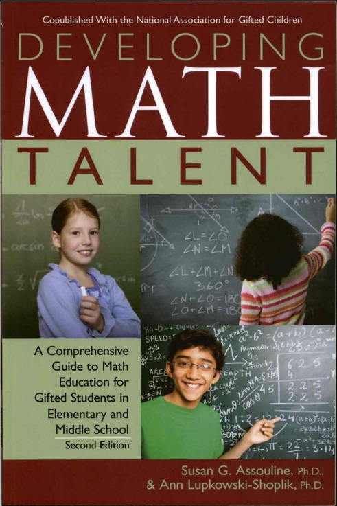 Developing Math Talent Cover