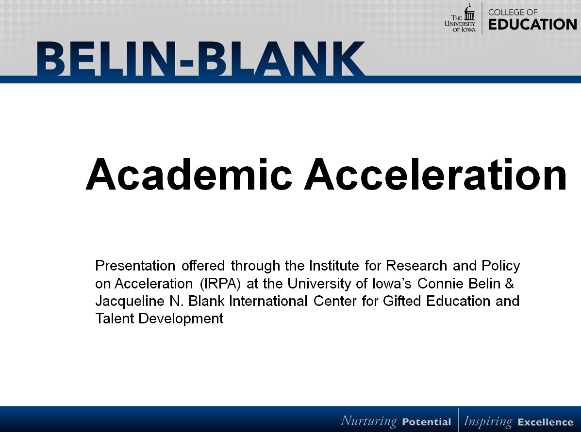 Acceleration PowerPoint