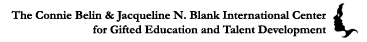 The Belin-Blank Center