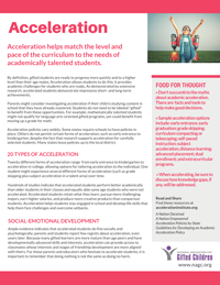 Acceleration Tip Sheet Cover